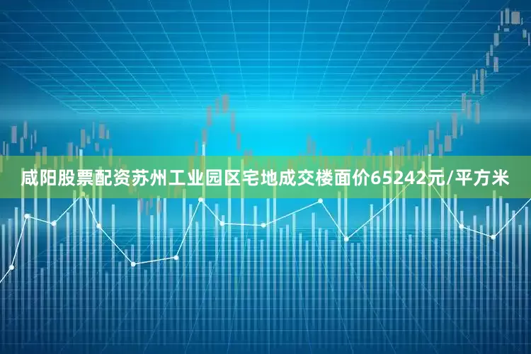 咸阳股票配资苏州工业园区宅地成交楼面价65242元/平方米